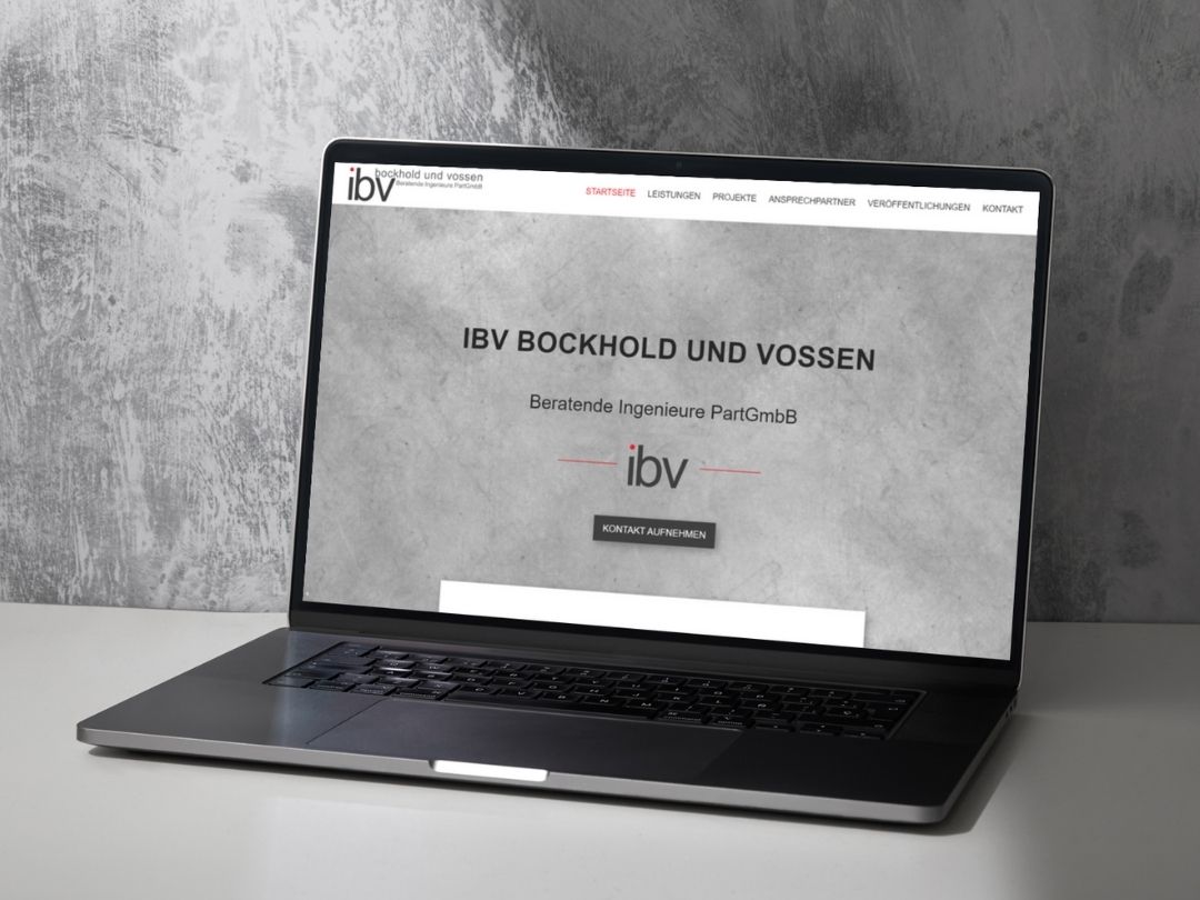 Referenz für einen Website Relaunch von Franziska Hain: IBV Bockhold und Vossen