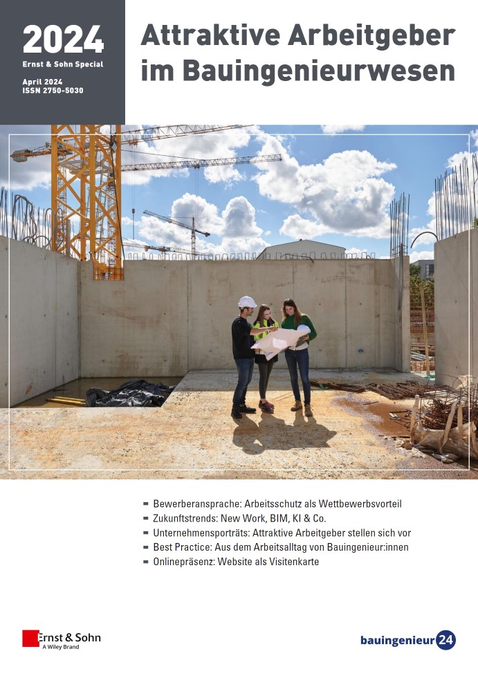 Cover des Sonderheft Attraktive Arbeitgeber Ernst und Sohn April 2024